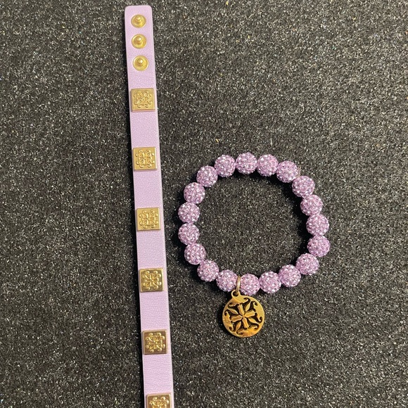 Rustic cuff bracelet set - Picture 2 of 2